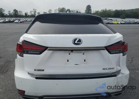 2020 Lexus Rx 350 F Sport z USA, uszkodzony, nr VIN 2T2YZMDA2LC242524